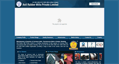 Desktop Screenshot of anilrubber.com